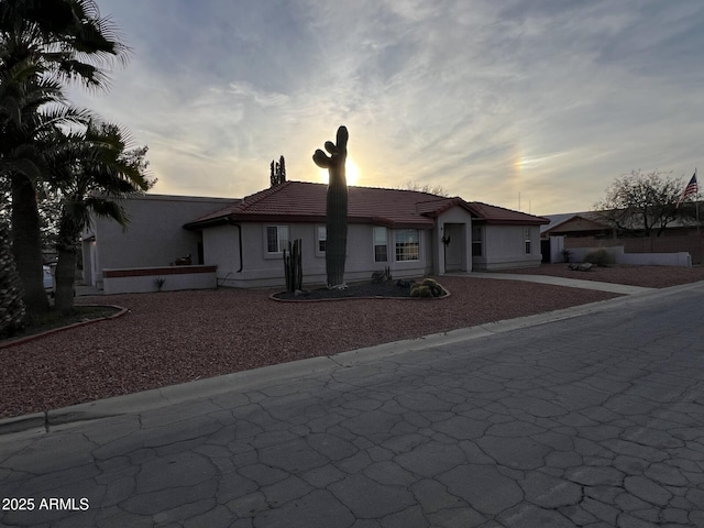 view of ranch-style home