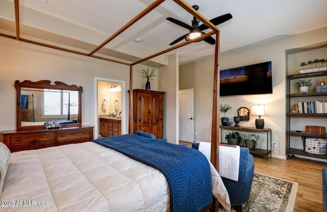 707 Lunar View Way, Chino Valley, AZ 86323 - bedroom featuring wood finished floors and ensuite bathroom