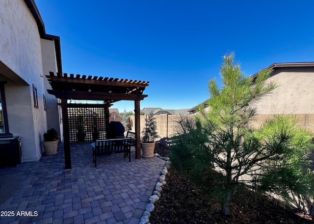 707 Lunar View Way, Chino Valley, AZ 86323 - view of patio featuring a pergola