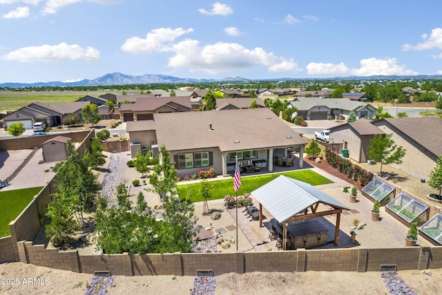 707 Lunar View Way, Chino Valley, AZ 86323 - aerial view of residential area with a mountain backdrop