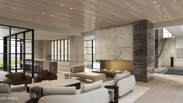 10772 E Canyon Cross Way, Scottsdale, AZ 85255 - lobby featuring wooden ceiling and recessed lighting