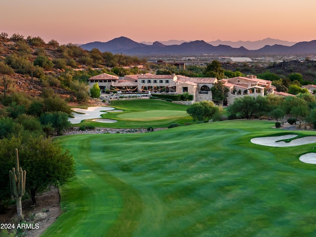 10772 E Canyon Cross Way, Scottsdale, AZ 85255 - view of community with a mountain view and view of golf course