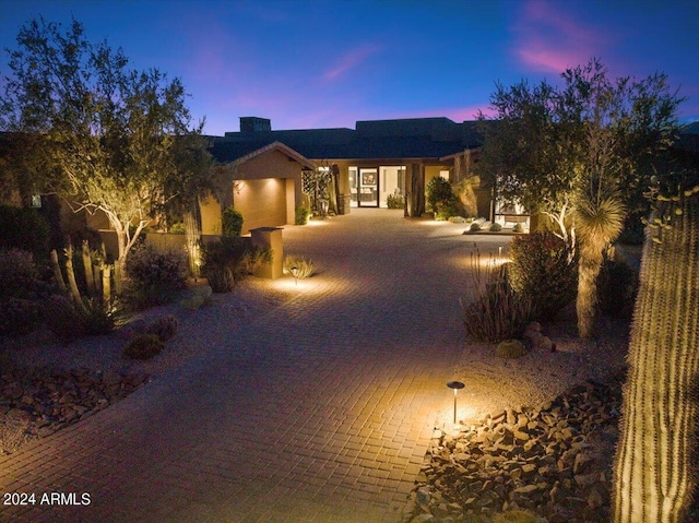 39254 N 104th Pl, Scottsdale, AZ 85262 - view of front of house featuring decorative driveway
