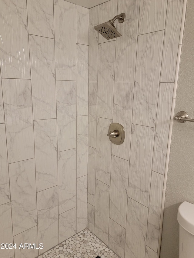 1942 S Emerson Unit 131, Mesa, AZ 85210 - full bath with tiled shower and toilet