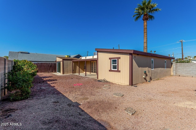 view of rear view of property