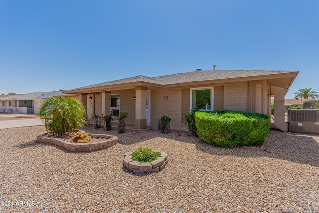 view of ranch-style home