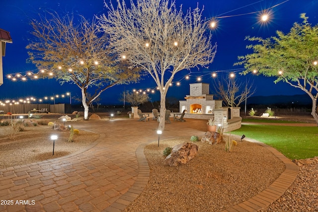 view of community featuring a patio