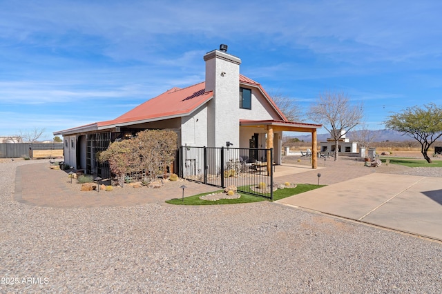 view of rear view of property