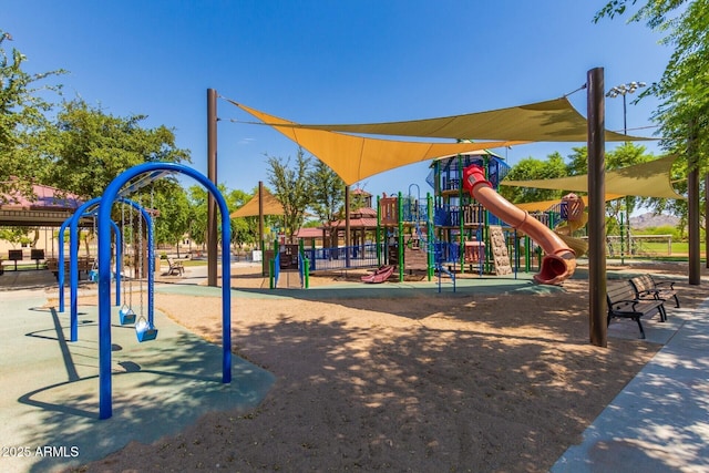 view of community playground