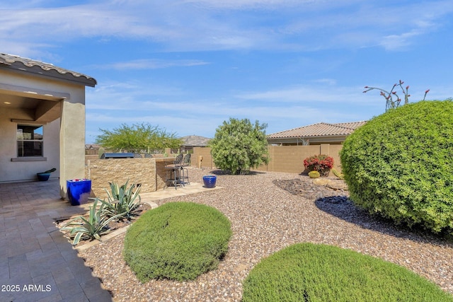 10350 E Texas Ave, Mesa, AZ 85212 - fenced backyard featuring a patio
