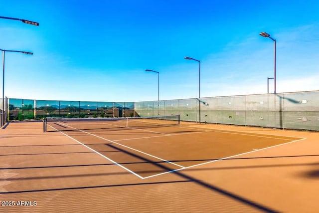 10350 E Texas Ave, Mesa, AZ 85212 - view of tennis court with community basketball court and fence
