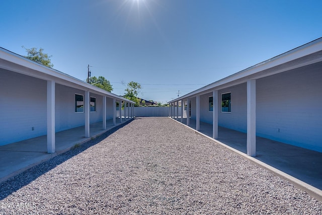 view of yard with fence and a patio area
