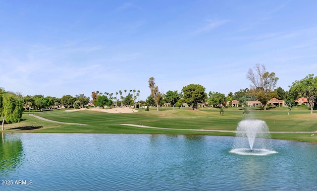 view of water feature