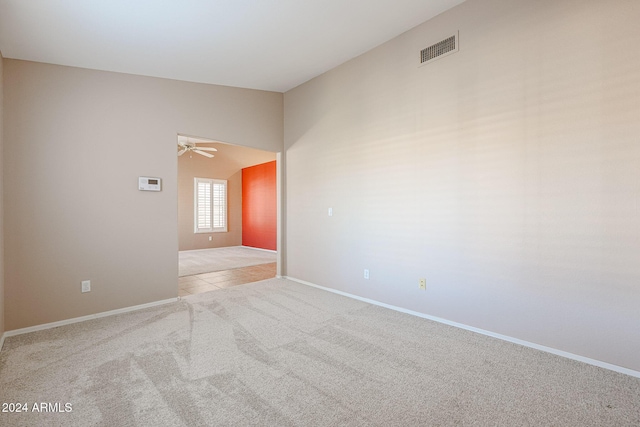 7275 W Tina Ln, Glendale, AZ 85310 - carpeted spare room featuring baseboards and ceiling fan