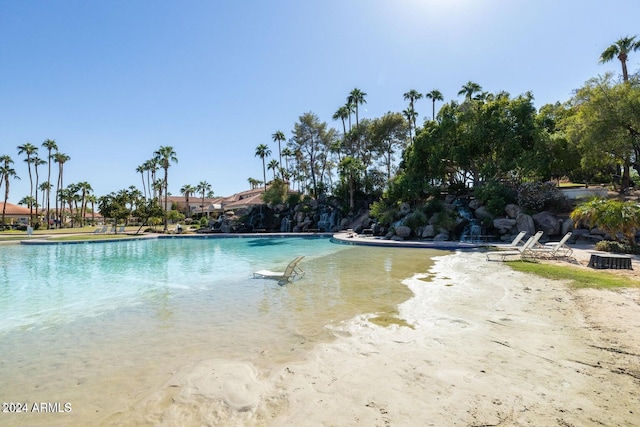 view of pool