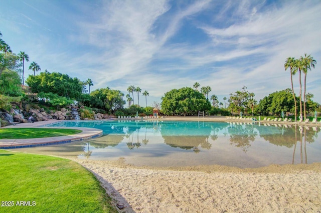 view of pool