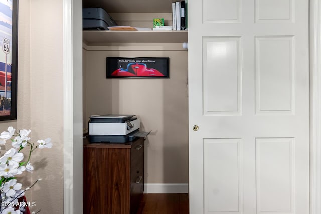 view of closet