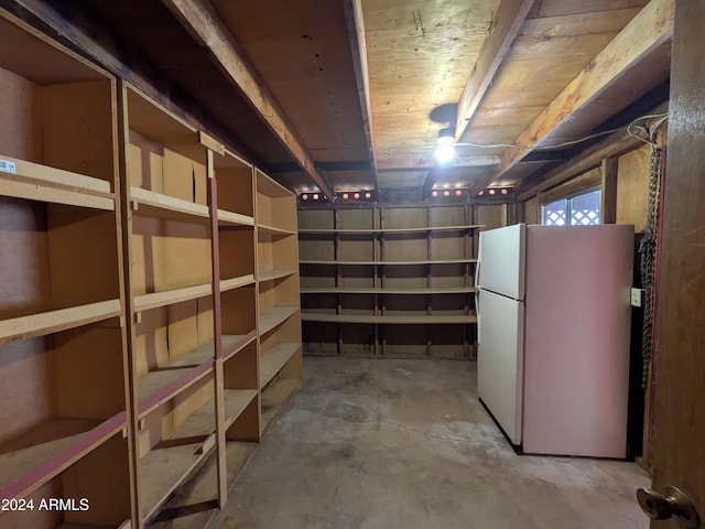 view of storage room