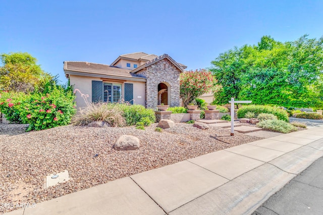 2383 E Zion Way, Chandler, AZ 85249 - view of front of property featuring stone siding and stucco siding