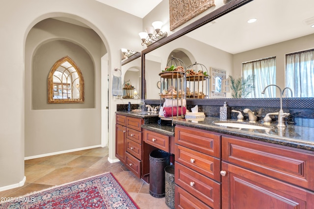 2383 E Zion Way, Chandler, AZ 85249 - full bathroom with double vanity and recessed lighting