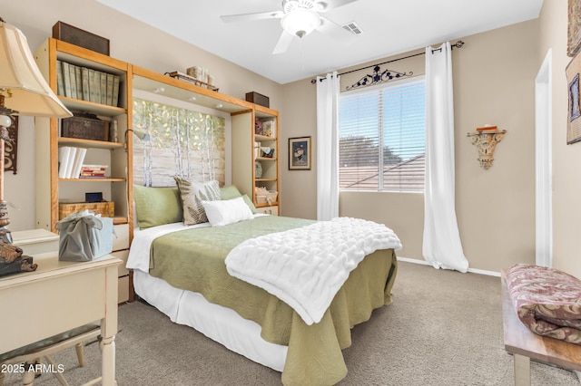 2383 E Zion Way, Chandler, AZ 85249 - carpeted bedroom with baseboards and a ceiling fan