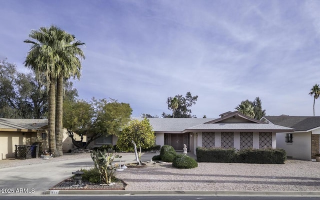 view of front of home