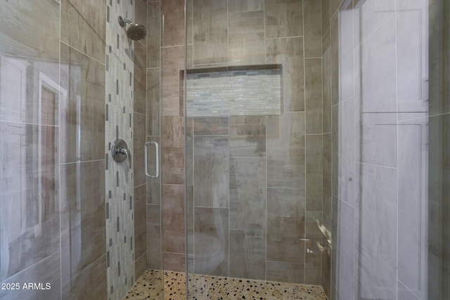 bathroom with walk in shower