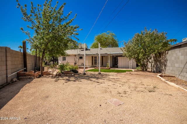 view of rear view of property