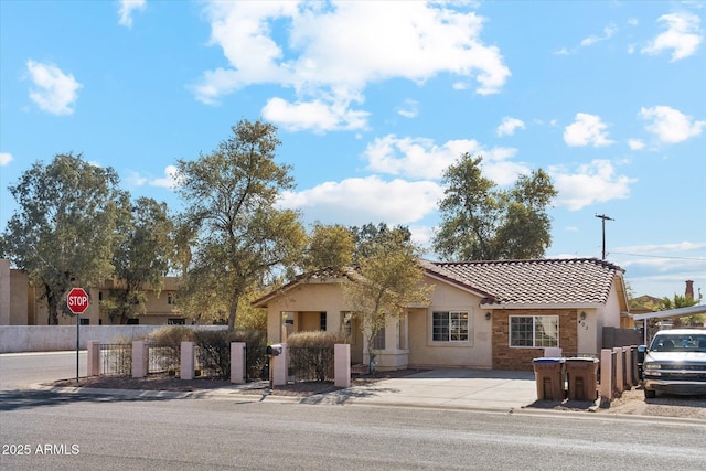 view of front of home