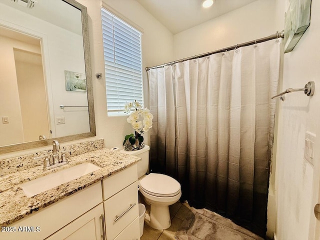 1657 W Monte Way, Phoenix, AZ 85041 - bathroom with vanity, tile patterned flooring, and a shower with shower curtain