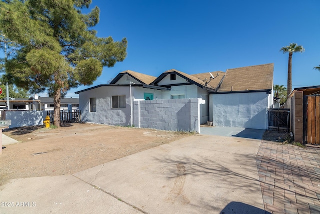 view of ranch-style home