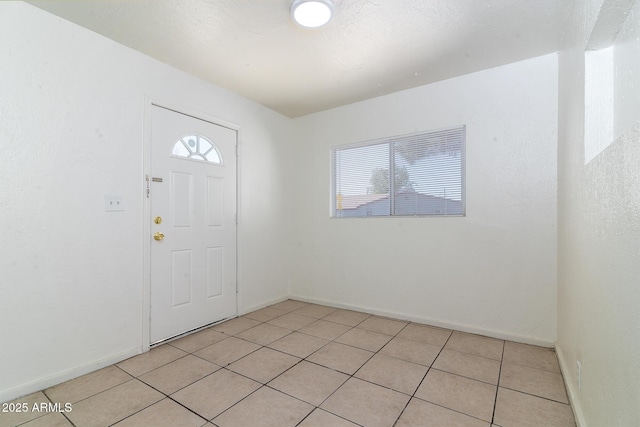 view of tiled entryway