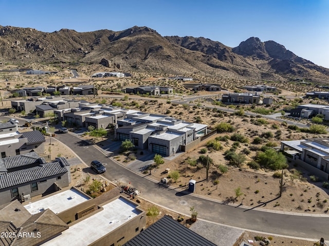 12311 E Black Rock Rd, Scottsdale, AZ 85255 - aerial view of residential area with a mountain backdrop