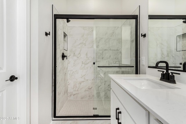5664 N 205th Ln, Buckeye, AZ 85396 - full bathroom with vanity and a shower stall