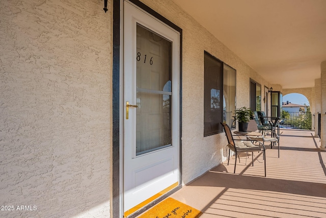 view of entrance to property