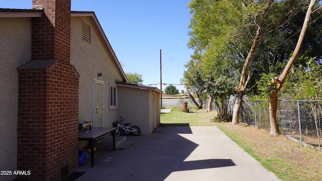 view of patio / terrace featuring a fenced backyard