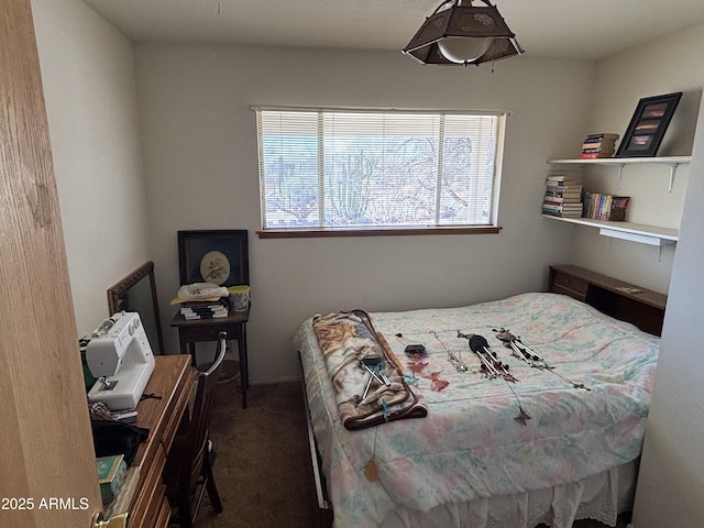 bedroom featuring carpet flooring