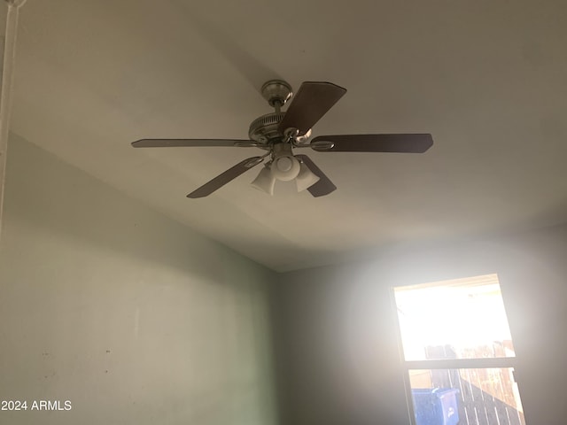 room details with ceiling fan