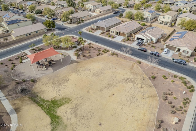 aerial view featuring a residential view