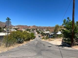 view of street featuring a mountain view