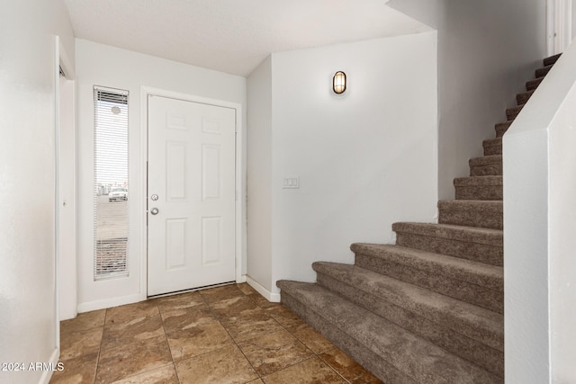 view of entrance foyer