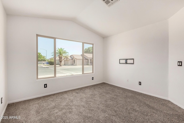 6502 W Wahalla Ln, Glendale, AZ 85308 - empty room with lofted ceiling and carpet
