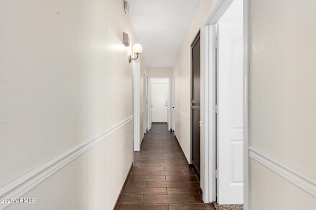 6502 W Wahalla Ln, Glendale, AZ 85308 - hallway with dark wood-style flooring