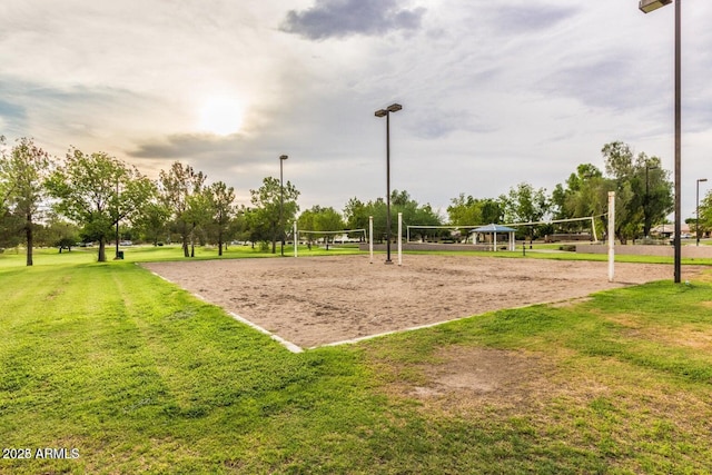 6502 W Wahalla Ln, Glendale, AZ 85308 - view of community with volleyball court and a lawn