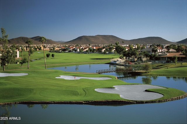 6502 W Wahalla Ln, Glendale, AZ 85308 - view of community featuring view of golf course, a water and mountain view, and a residential view