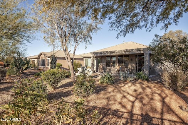 view of rear view of property