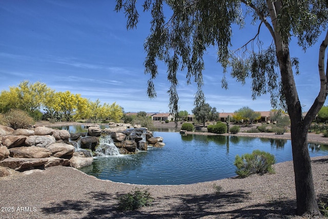 view of water feature