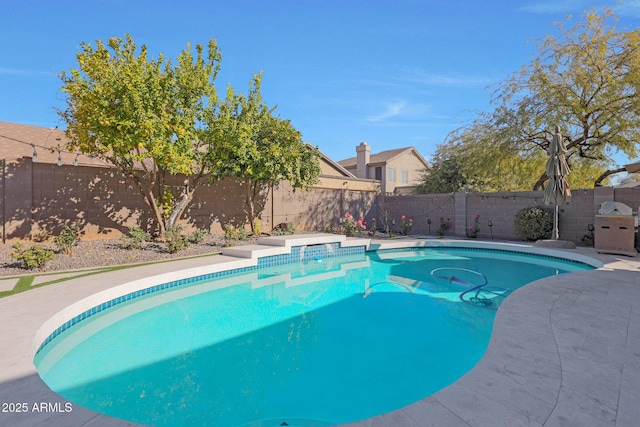 view of pool