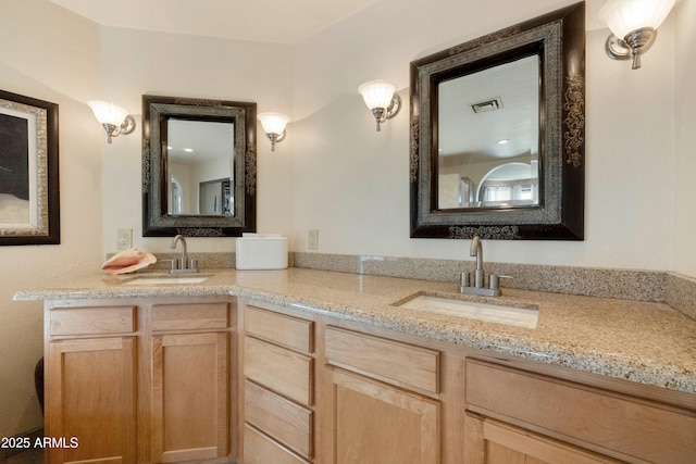 3538 E Squawbush Pl, Phoenix, AZ 85044 - bathroom with double vanity