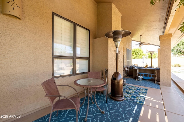 3538 E Squawbush Pl, Phoenix, AZ 85044 - view of patio featuring a ceiling fan